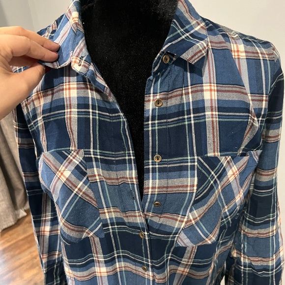 Long navy long sleeve stripped blouse💙 - Picture 7 of 15